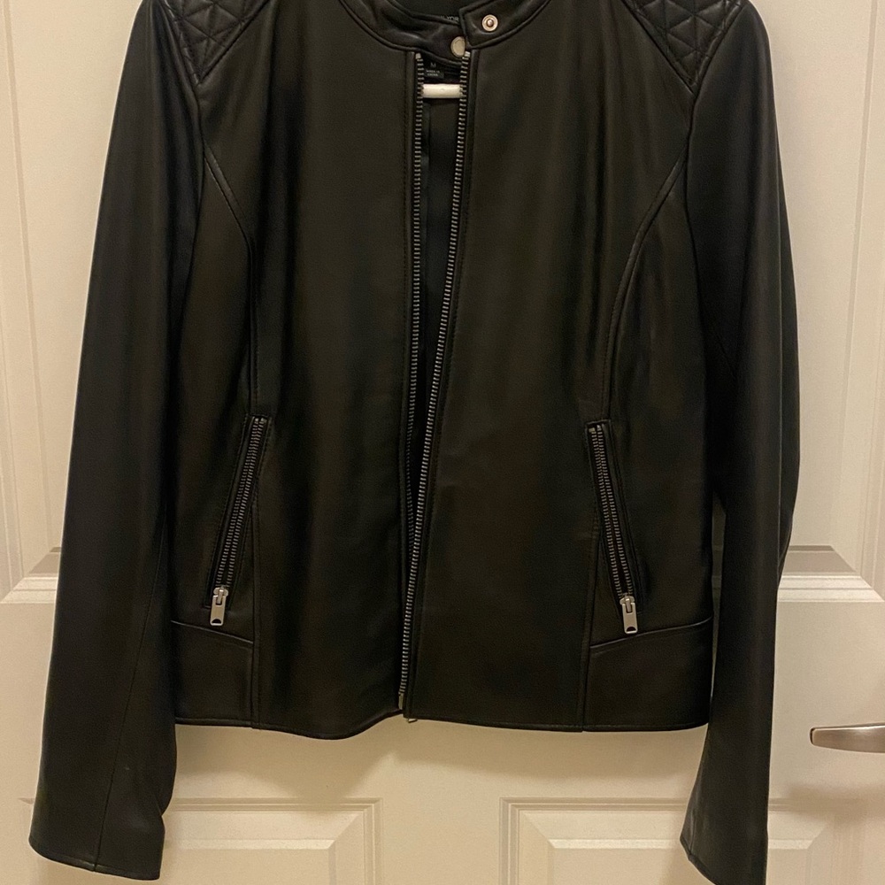 Marc New York Black Leather Jacket